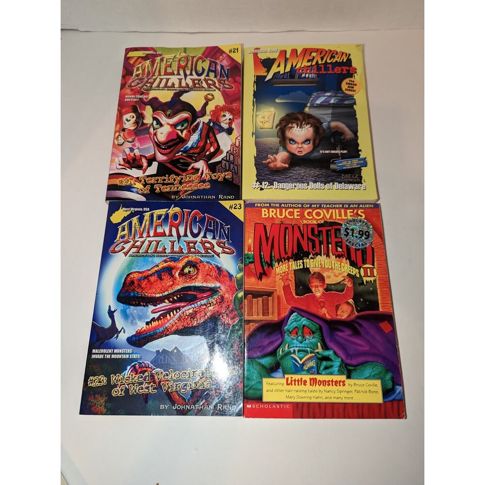 8 Goosebumps Books Mint R.L. Stine Scholastic 2014-2018 Chapter Books - Picture 6 of 7
